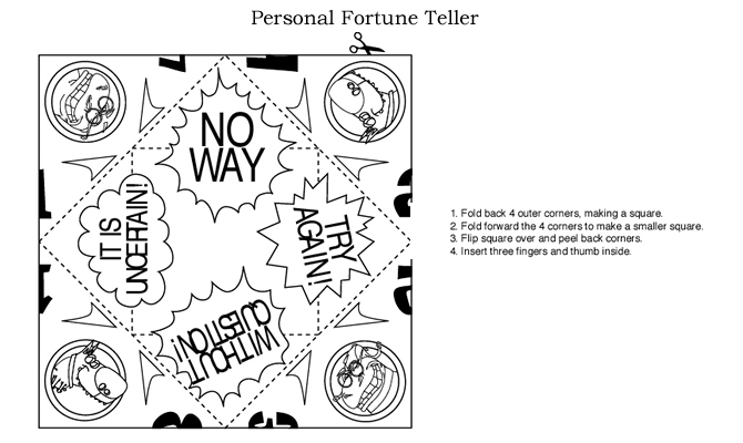 Paper Fortune Teller - Social Media