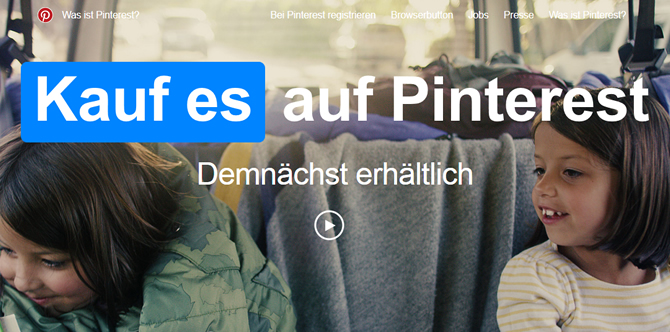 PICS News - Kauf es Button bei Pinterest