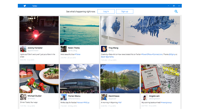 Windows 10 - neue Twitter App