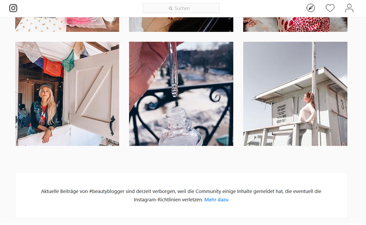 Instagram Vorsicht Vor Gebannten Hashtags P I C S