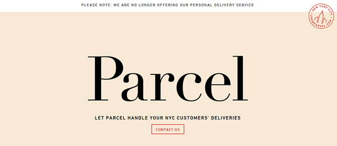 Website Parcel