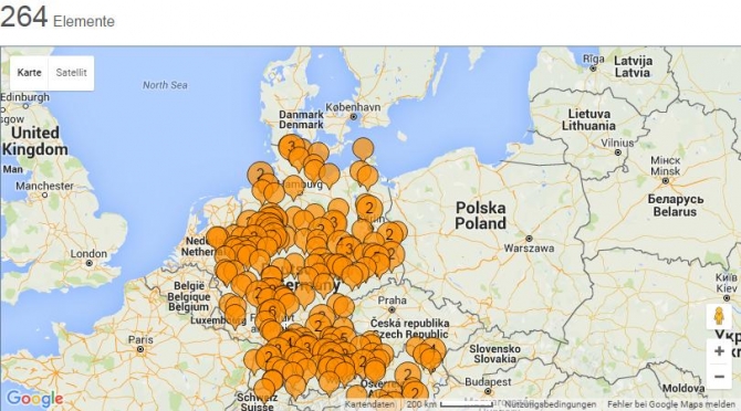 hoaxmap.org - Stand der Meldungen am 24.2.2016